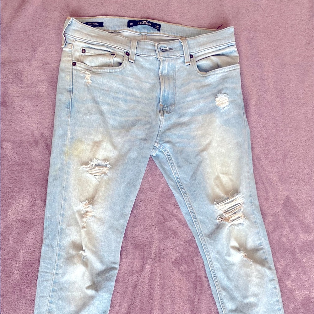 Hollister super skinny 31x32 light jeans pants